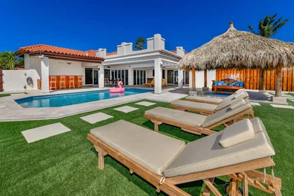Pool Oasis: 3BR Home w/ Patio near Arashi Beach - Image 1